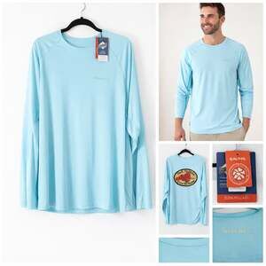 Simms SolarFlex Crewneck Long Sleeve Fishing Shirt Old Florida Outfitters XL